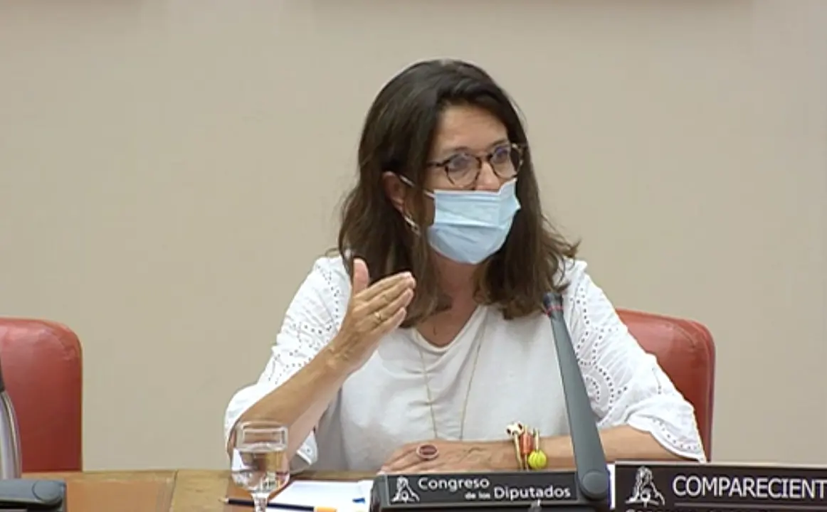 Mar Espa&ntilde;a, directora de la Agencia Espa&ntilde;ola de Protecci&oacute;n de Datos, en una comparecencia en el Congreso.