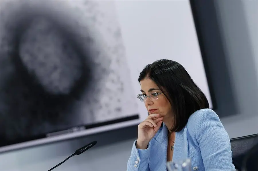 La ministra de Sanidad, Carolina Darias, este mi&eacute;rcoles en Madrid. EFE/ Mariscal