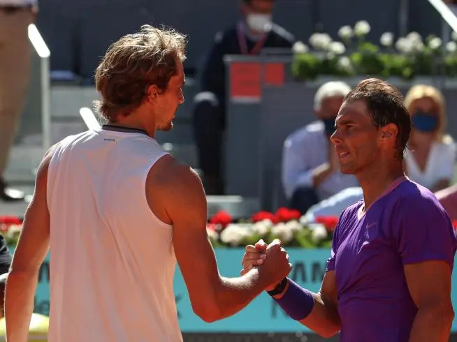 Nadal y Zverev.
