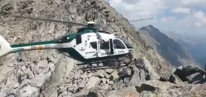 Helic&oacute;ptero de la Guardia Civil.