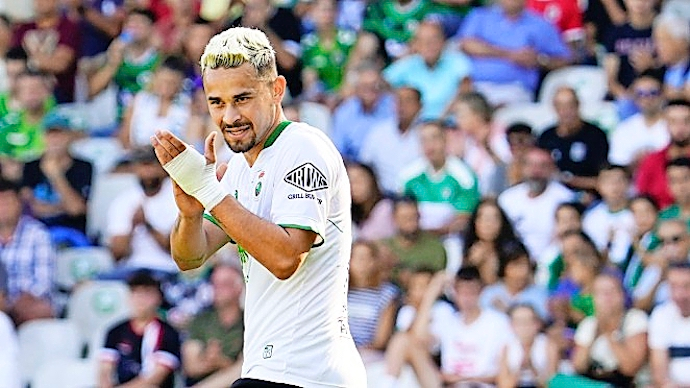 Matheus, durante el amistoso del pasado s&aacute;bado contra el Oviedo. / RRC