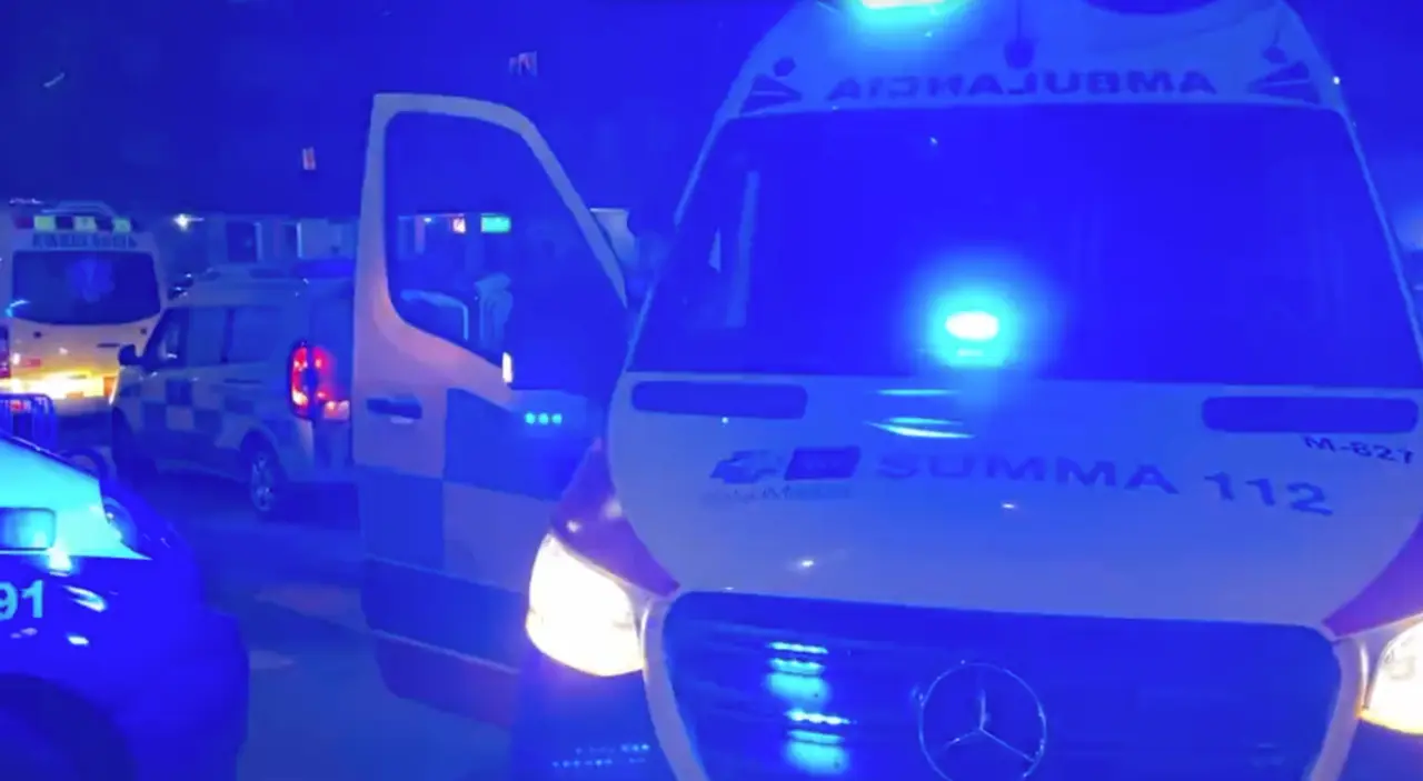 Los veh&iacute;culos de emergencias en M&oacute;stoles. / CM