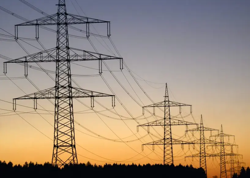 Vista de varios postes el&eacute;ctricos. EFE/Patrick Seeger