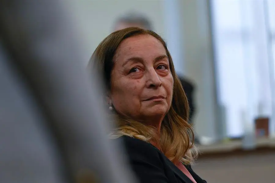 La acusada de asesinar a su novio en 2019 en Castro Urdiales. EFE/ Pedro Puente Hoyos POOL