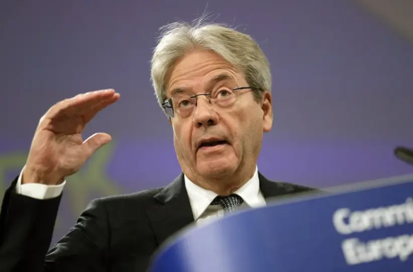 El comisario europeo de Econom&iacute;a, Paolo Gentiloni, hoy en Bruselas. EFE/EPA/Oliver Hoslet