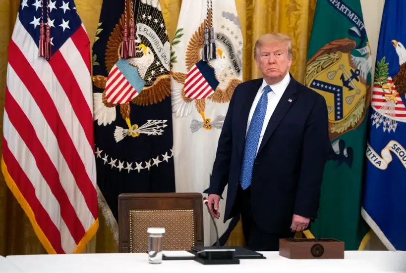 El expresidente de Estados Unidos Donald Trump, en una fotograf&iacute;a de archivo. EFE/Kevin Dietsh/Pool