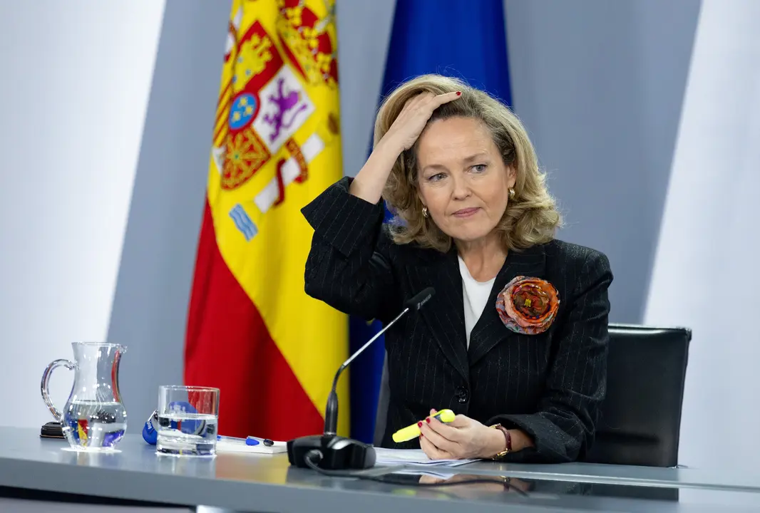 La vicepresidenta primera y ministra de Asuntos Econ&oacute;micos y Transformaci&oacute;n Digital, Nadia Calvi&ntilde;o. / E.P.
