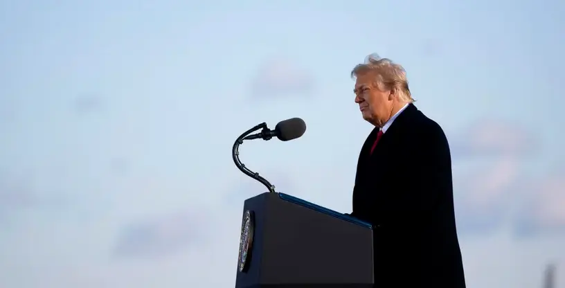 El expresidente de EE.UU., Donald Trump, en una fotograf&iacute;a de archivo. EFE/Stefani Reynolds/Pool