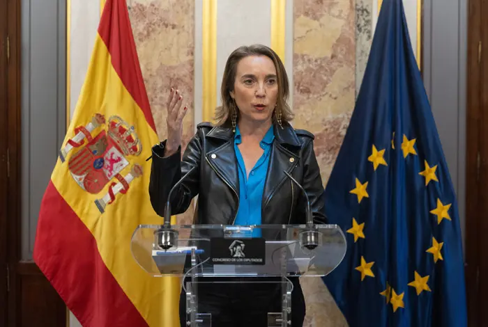 La portavoz del Grupo Parlamentario Popular en el Congreso de los Diputados, Cuca Gamarra. / E.P. / Eduardo Parra