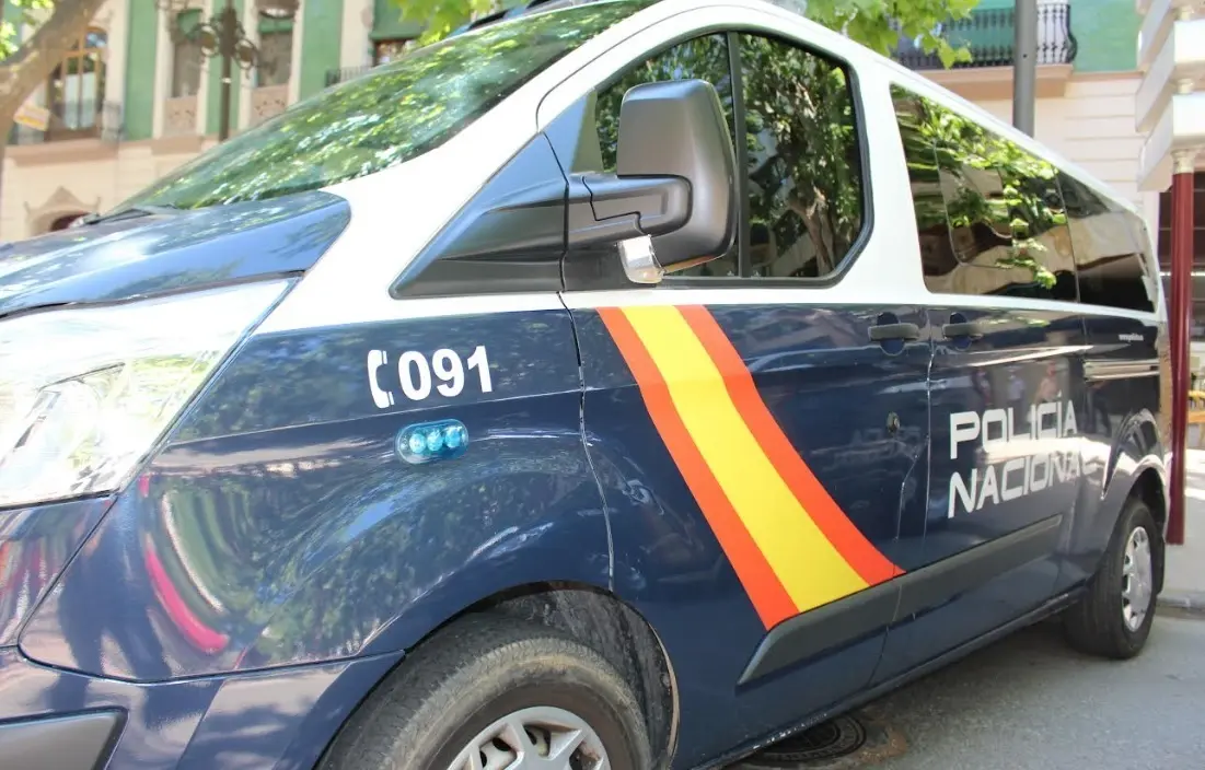 Vista de un coche de la Polic&iacute;a Nacional. / E.P.