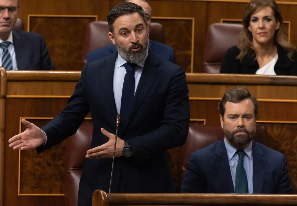 El l&iacute;der de Vox, Santiago Abascal. E.P. / Eduardo Parra