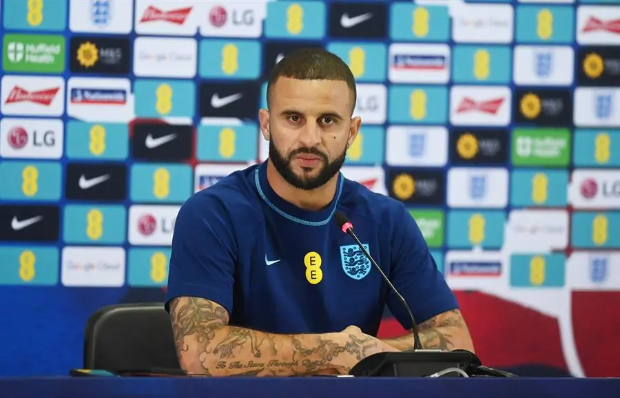 El jugador ingl&eacute;s Kyle Walker. EFE / NEIL HALL