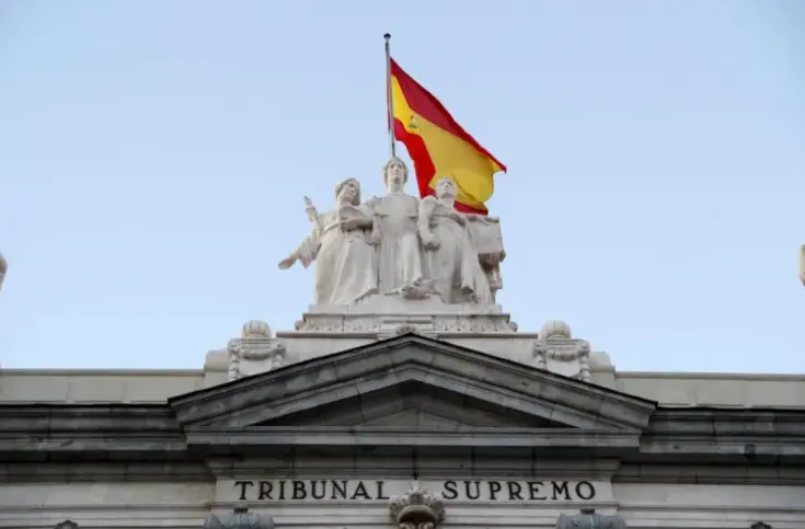 Detalle de la fachada del Tribunal Supremo en una imagen de archivo. EFE / Chema Moya
