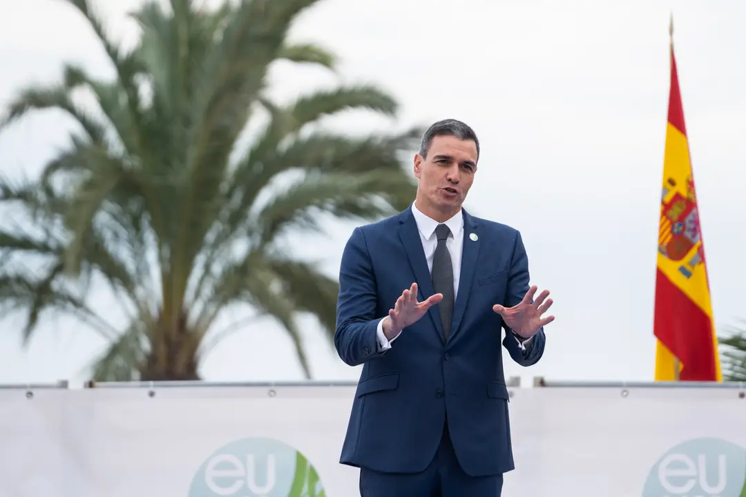 El presidente del Gobierno de Espa&ntilde;a, Pedro S&aacute;nchez
