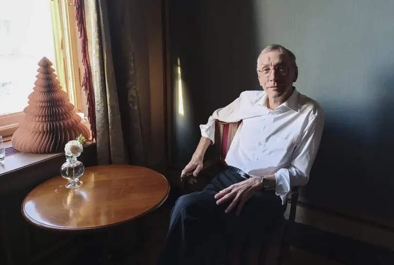 El Premio Nobel de Medicina Svante P&auml;&auml;bo en una entrevista con EFE en Estocolmo. EFE/Carmen Rodr&iacute;guez