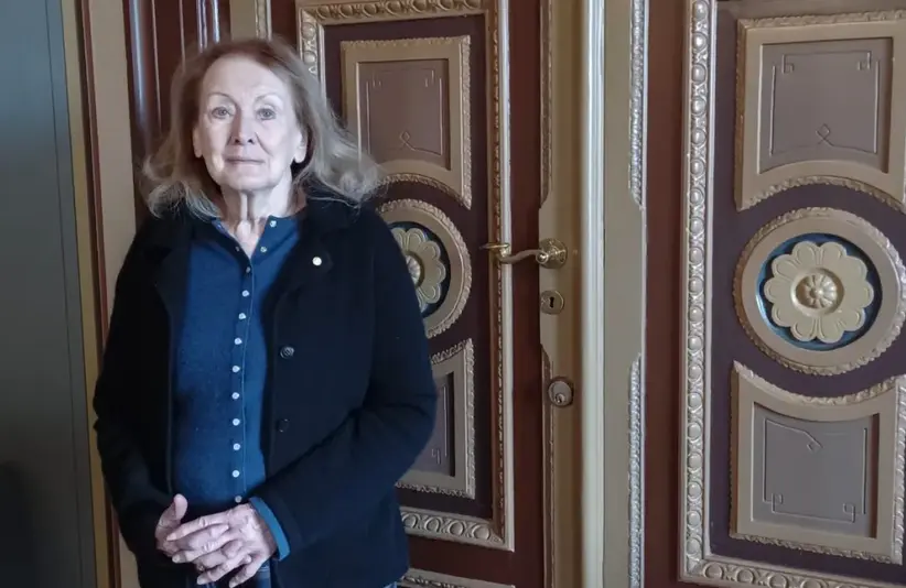 La Nobel de Literatura Annie Ernaux, durante la entrevista con EFE. EFE/Carmen Rodr&iacute;guez