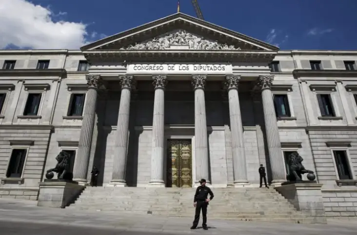 Imagen de archivo de la fachada del Congreso de los Diputados. EFE/Emilio Naranjo
