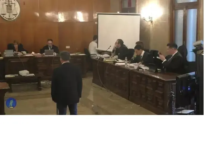 El condenado, durante la primera sesi&oacute;n del juicio en la Audiencia Provincial de Palma. E.P.