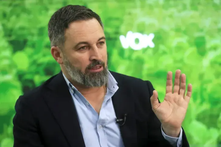 El l&iacute;der de Vox, Santiago Abascal. EFE/Fernando Alvarado