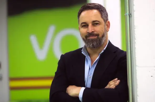 El presidente de Vox, Santiago Abascal, durante una entrevista con EFE. EFE/Fernando Alvarado