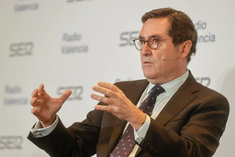 El presidente de la CEOE, Antonio Garamendi. EFE / Kai Forsterling