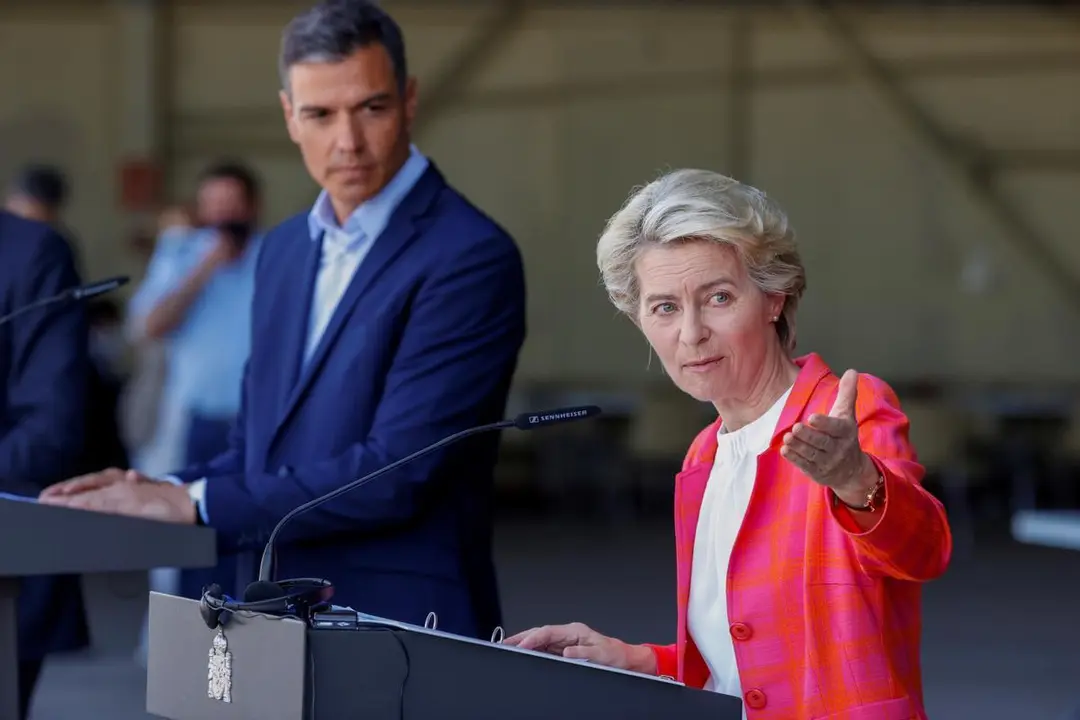 sanchez y von der leyen