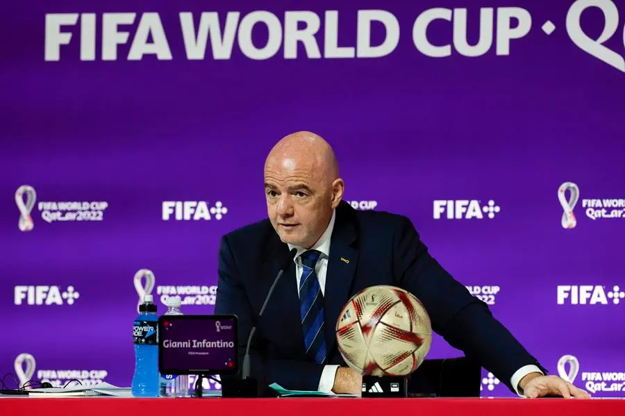 El suizo Gianni Infantino, presidente de la FIFA. EFE / Alberto Est&eacute;vez