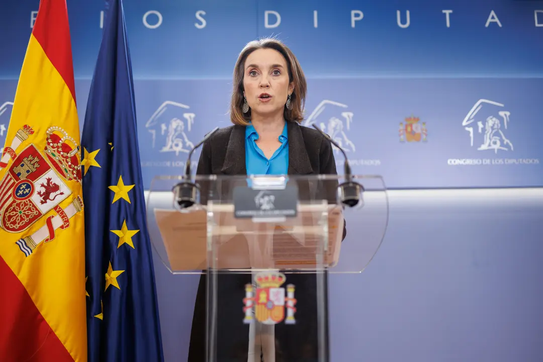 La secretaria general del PP, Cuca Gamarra. Alejandro Mart&iacute;nez V&eacute;lez / E.P,