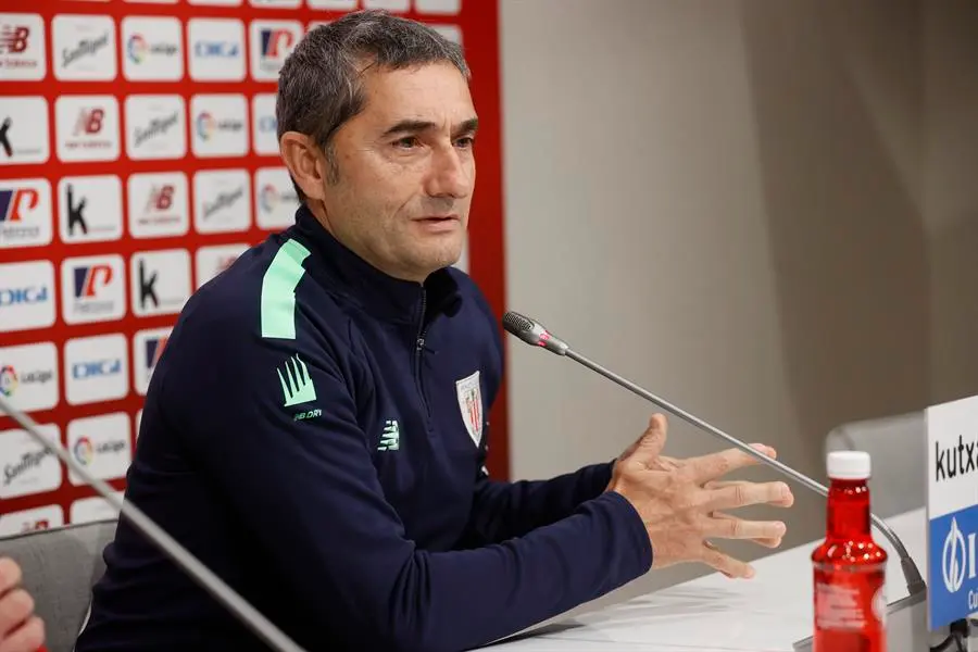 El entrenador del Athletic Club, Ernesto Valverde. EFE / Miguel To&ntilde;a