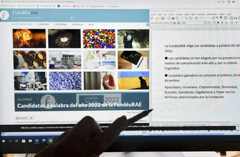 La Fund&eacute;uRAE otorga el t&iacute;tulo de palabra del a&ntilde;o a la expresi&oacute;n compleja inteligencia artificial. EFE/SB