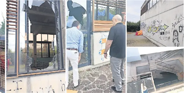 Las infraestructuras, que se han realizado con dinero p&uacute;blico, presentan este lamentable estado de abandono por falta de mantenimiento, resultando peligrosas. / ALERTA
