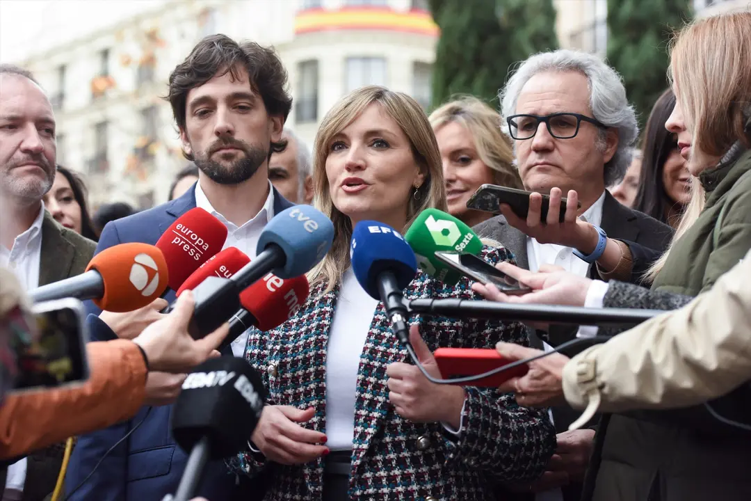 La coordinadora auton&oacute;mica de Ciudadanos y portavoz del Grupo Parlamentario, Patricia Guasp. E.P. / Gustavo Valiente