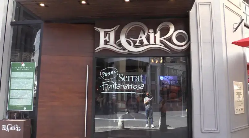 Fotograf&iacute;a del exterior del bar El Cairo, en la ciudad de Rosario (Argentina). EFE/Rodrigo Garc&iacute;a