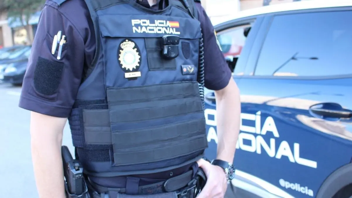 Un agente de la Polic&iacute;a Nacional. E.P.