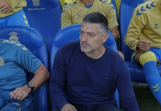 Garc&iacute;a Pimienta, t&eacute;cnico de la UD Las Palmas. E.P.