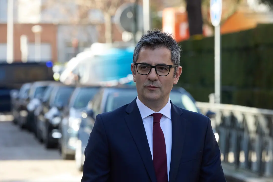 El ministro de la Presidencia, Relaciones con las Cortes y Memoria Democr&aacute;tica, F&eacute;lix Bola&ntilde;os. E.P. / Jes&uacute;s Hell&iacute;n