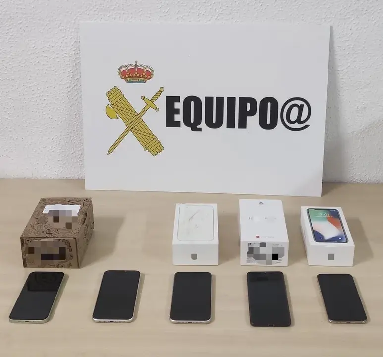 Material incautado.