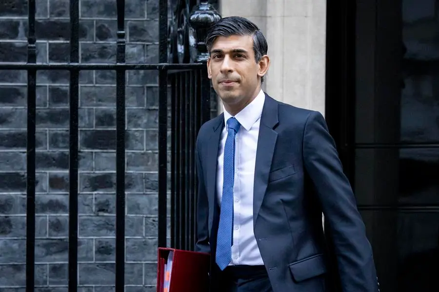El primer ministro brit&aacute;nico, Rishi Sunak. EFE / Tolga Akmen