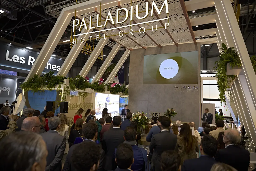 Stand de Palladium Hotel Group en Fitur 2023. E.P.