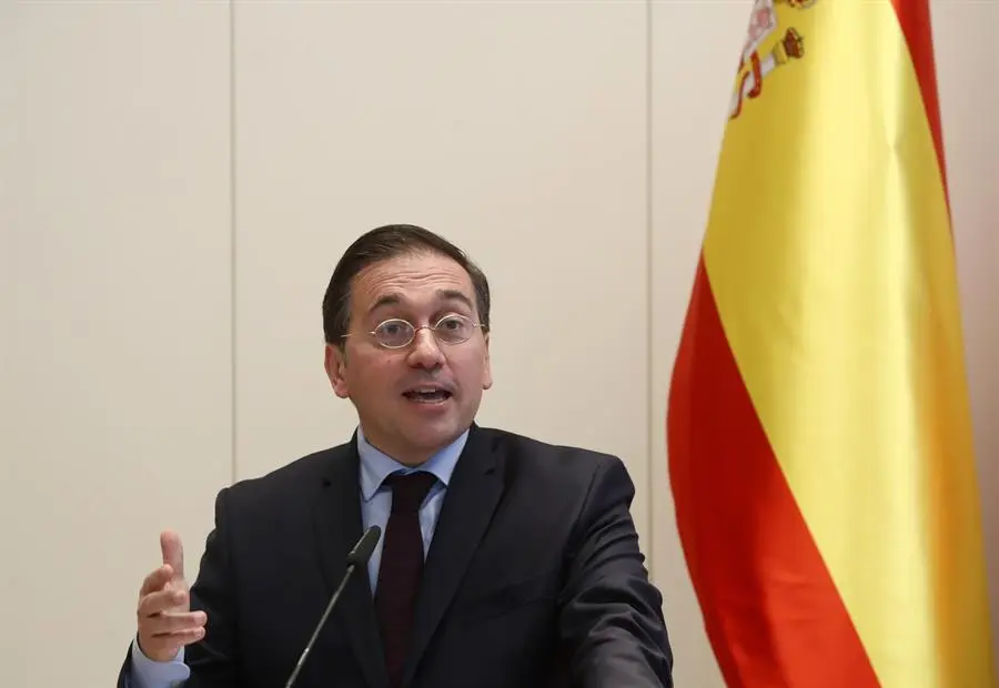 El ministro espa&ntilde;ol de Asuntos Exteriores, Jos&eacute; Manuel Albares. EFE / ANTONIO BAT