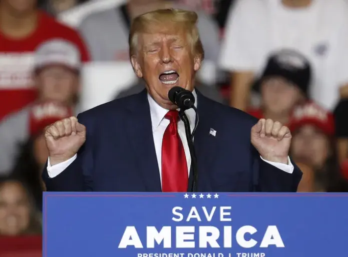 Donald Trump durante un discurso. EFE / David Maxwell