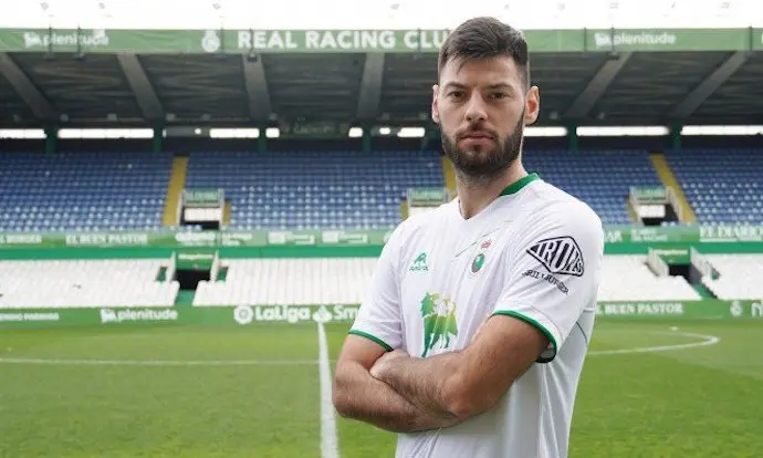 El nuevo fichaje del Racing, Roko Baturina. / RRC