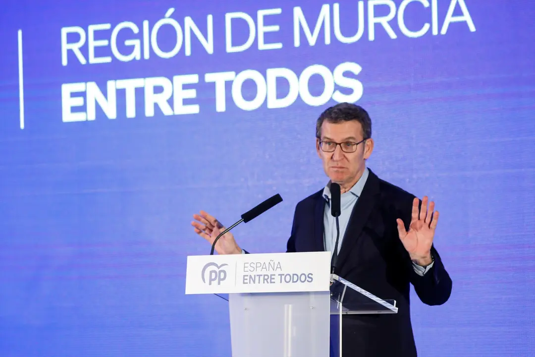 El presidente del Partido Popular (PP), Alberto N&uacute;&ntilde;ez Feij&oacute;o. E.P. / Edu Botella