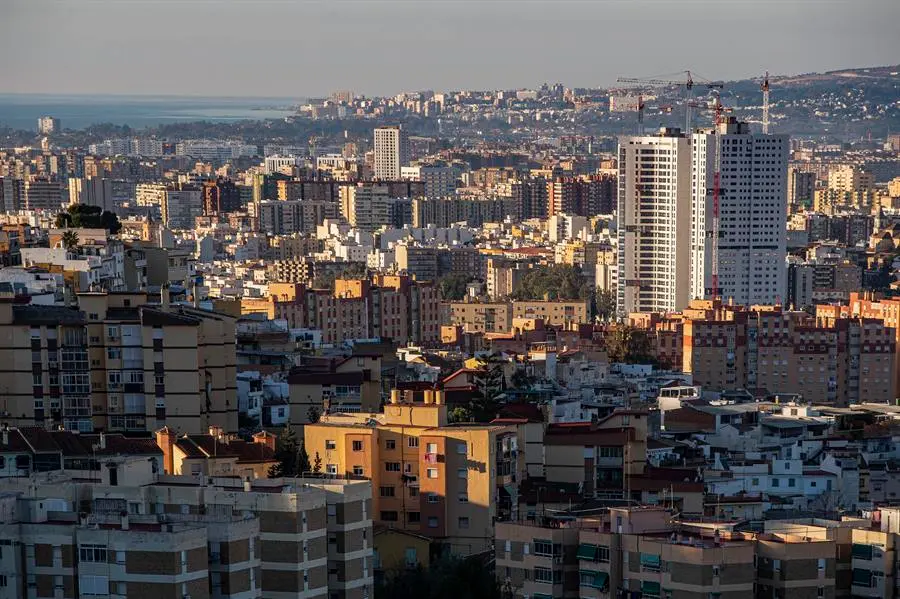 Vista panor&aacute;mica de la ciudad de M&aacute;laga. EFE/Jorge Zapata