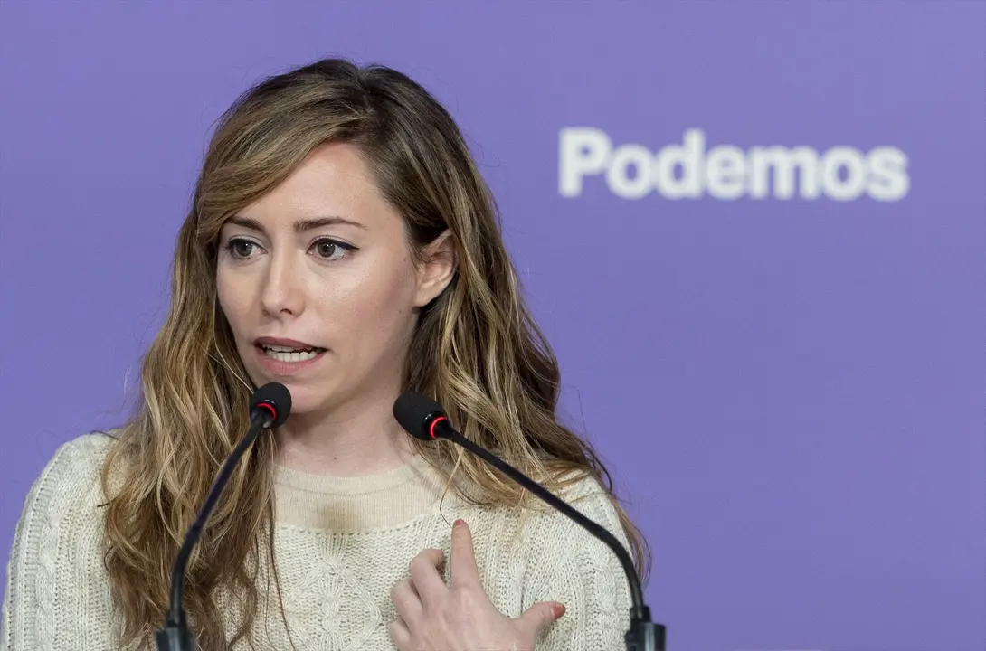 La secretaria de Acci&oacute;n Institucional de Podemos, Mar&iacute;a Teresa P&eacute;rez. E.P. / Alberto Ortega