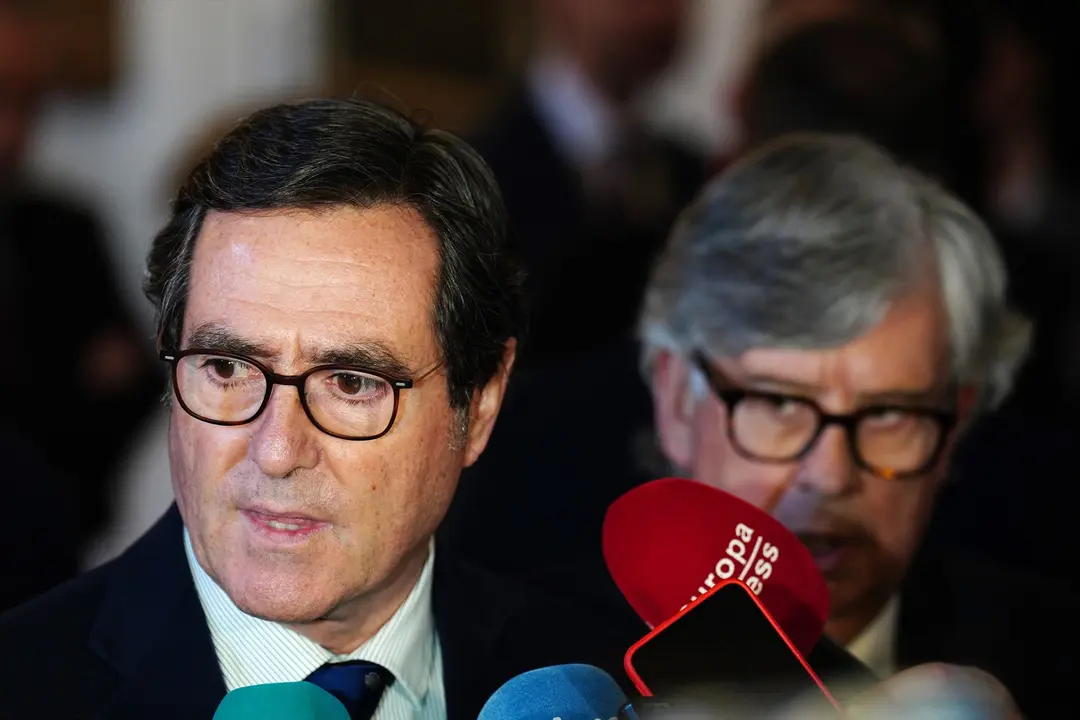 El presidente de la Confederaci&oacute;n Espa&ntilde;ola de Organizaciones Empresariales (CEOE), Antonio Garamendi. E.P. / &Aacute;lvaro Ballesteros