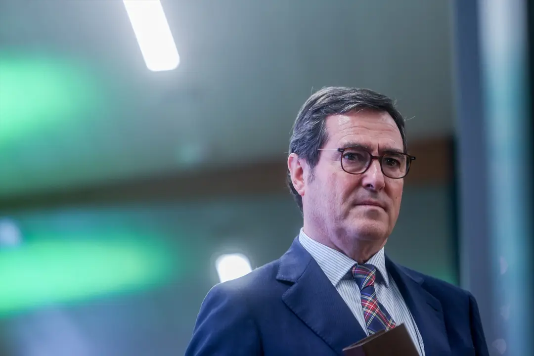 El presidente de la CEOE, Antonio Garamendi. E.P. / Ricardo Rubio