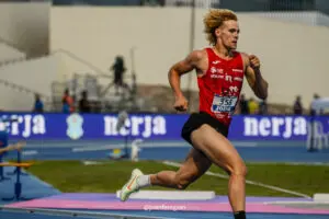 El atleta c&aacute;ntabro Bruno Com&iacute;n. / Juan A. Fdez