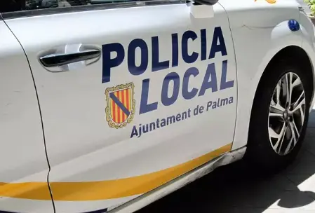 Coche de la Polic&iacute;a Local de Palma. / PLP
