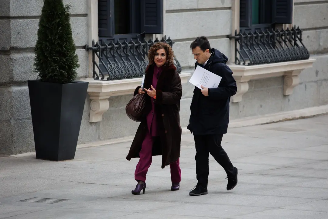 La vicesecretaria general del PSOE y ministra de Hacienda y Funci&oacute;n P&uacute;blica, Mar&iacute;a Jes&uacute;s Montero. E.P. / Alejandro Mart&iacute;nez V&eacute;lez